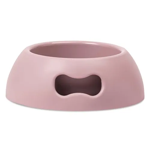 United Pets Napf Futternapf für Hunde Pappy Rosa (24,5 cm) - Näpfe für Hunde, stilvoller und robuster Futternapf aus PP, spülmaschinenfest und mit praktischem Griff – ideal für ein modernes Zuhause.