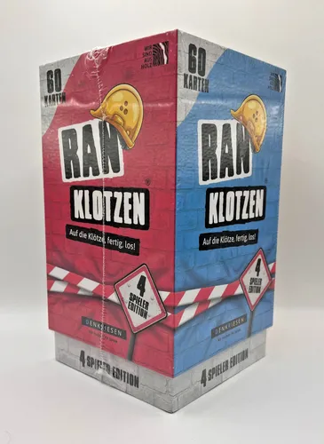Ranklotzen Auf die Klötze fertig los 4 Spieler Edition Denkriesen Deutsch