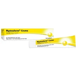 Nystaderm Creme - Arzneimittel gegen Hefepilzinfektionen, ideal bei Candida spp. wie Windelkandidose. Wirkt gezielt und effektiv, ohne fettende oder austrocknende Komponenten.