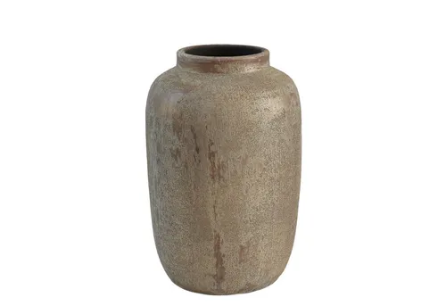 CreaFlor Home Avion Vase, 30 cm, Braun in braun von CreaFlor-Home