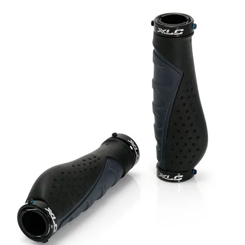 XLC Lenkergriffe Griffe Ergonomic GR-S07 schwarz/grau 140mm Schraubensicherung