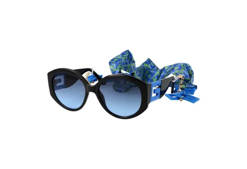 Guess Sonnenbrille GU7917 5692W - Stilvolle Damenbrille - Sonnenbrille für Damen mit 100% UVA & UVB Schutz, im trendigen Rundstil und inklusive Original-Etui. Perfekt für modebewusste Frauen!