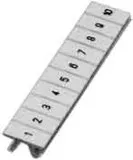 Phoenix Contact ZB5LGS 1-10 Zackband-Beschriftungsstreifen 5,2 mm, weiß (1050017:0001)