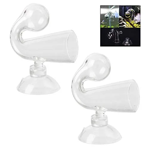 iwobi 2 Stücke CO2 Tropfen Checker Glas Kohlendioxid Messung Monitortester für Aquarium