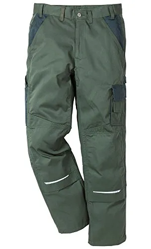 Icon Bundhose 100805-781 in Army Grün C56 - Hochwertige Bundhose mit innovativem Schnitt und praktischen Taschen. Ideal für den professionellen Einsatz mit verstärkten Knietaschen und Reflex-Applikationen für erhöhte Sichtbarkeit.