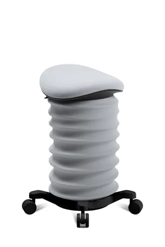 TOPSTAR Sitness 4D - Ergonomischer Bürohocker mit Rollen - Bürohocker mit patentierter 4D-Technologie für dynamisches Sitzen, stärkt den Rücken und entlastet die Bandscheiben. Höhenverstellbar und ideal für Büro und Home-Office.