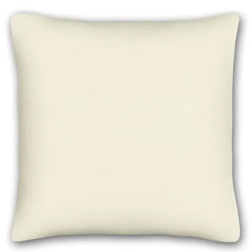 KiGATEX Kissenbezug 40x40 cm – 100% Baumwolle, weiche & langlebige Dekokissenhülle, waschbar, in vielen Farben – Ideal für Sofa, Bett & Wohnbereich - Creme