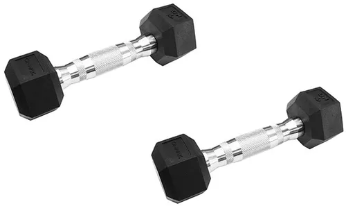 OnWay 2 x 1kg Poly Premium HEX-HANTEL 2er Set schwarz OW1500-1k