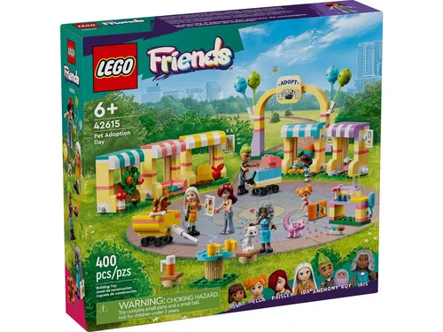 LEGO® LEGO® Friends 42615 Tieradoptionstag Konstruktionsspielsteine, (400 St)