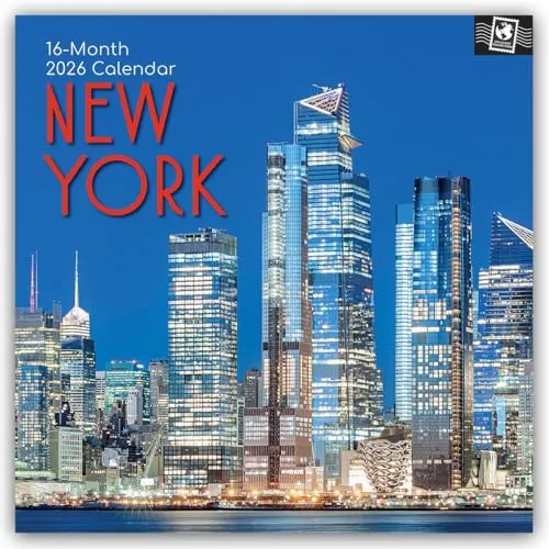 New York 2026 – 16-Monatskalender: Original Gifted Stationery-Kalender [Mehrsprachig] [Kalender] (Wall-Kalender)