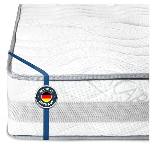 BMM Matratze 140x200cm Komfort 23 H2 medium in blau von BMM