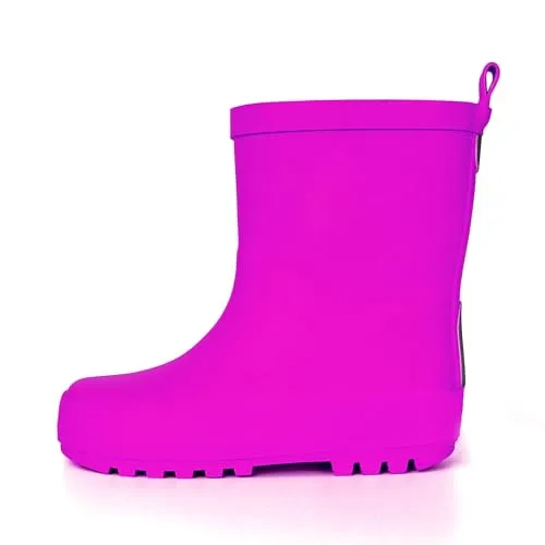 Druppies Jungen Unisex Kinder Regenstiefel, Pink (Light Rose 045) - Gummistiefel aus 100 % Naturkautschuk, ideal für Abenteuer im Regen und mit reflektierenden Details für zusätzliche Sicherheit.