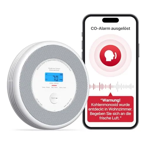 X-Sense XP0A-iR Rauch- und CO-Melder mit Sprachalarm