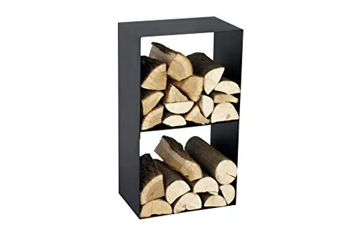 MAGNUS Holzlager Kaminholzregal R145 - Aschesauger: Praktisches Brennholzregal für eine ordentliche Holzlagerung, ideal für gemütliche Kaminabende und jederzeit griffbereites Brennholz.