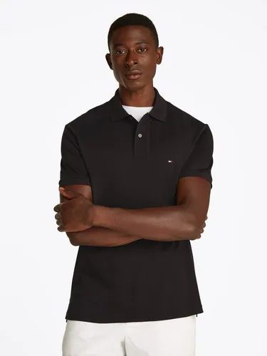 Tommy Hilfiger Poloshirt LIQUID COTTON ESSENTIAL REG POLO schwarz XXXL (56) - Herren-Shirt aus 100% Baumwolle, bietet hohen Tragekomfort und lässigen Stil. Ideal für Freizeit und sportliche Aktivitäten.