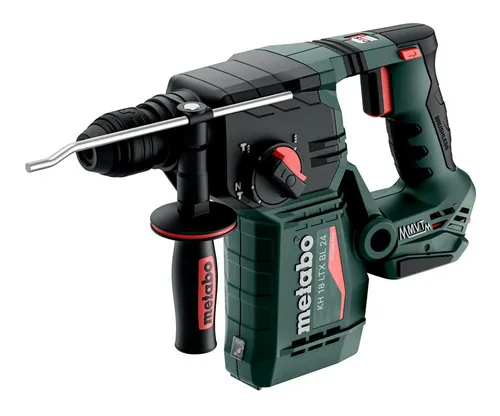 Metabo KH 18 LTX BL 24 Akku-Hammer 18V - Akku-Kombihammer mit 3 Funktionen: Hammerbohren, Bohren und Meißeln. Staubfreies Arbeiten dank externer Staubabsaugung - ideal für Gesundheit und Komfort.