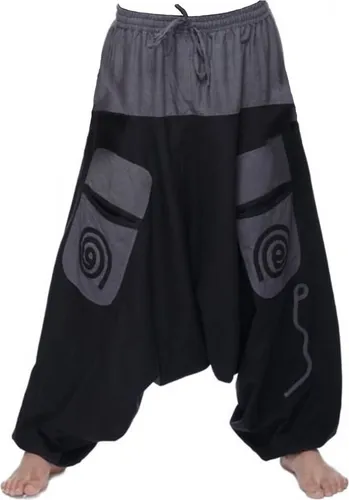 Produktbild Aladinhose Freizeithose Haremshose Simandra Herren, grau S/M