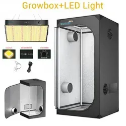 Growbox Komplettset LED 60x60x140 von QITA