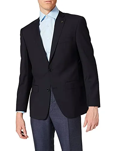 Roy Robson Herren Anzugjacke Baukasten Reda Super 110s, Gr. 25, Blau (marine 19) - Anzugjacke für Herren aus 100 % Schurwolle, perfekter Begleiter im Job und bei Anlässen, zeitgemäßer Schnitt für optimale Passform und Silhouette.