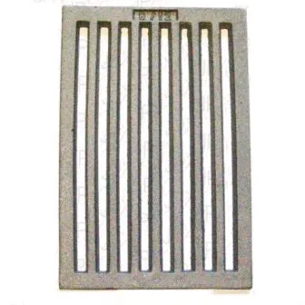 Termopen Kaminofenrost TR2134 – eckig 21x34cm - Robuster Kaminofenrost aus Guss für optimale Luftzirkulation in Holzöfen und Kaminen. Maße 210x342mm, perfekt für effizientes Heizen.