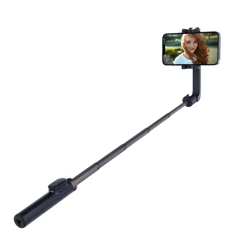 Smartphone Stativ 23067 - Ausziehbar und Universal - Vielseitiges Smartphone Stativ für Selfies und Videos ► Robuste Bauweise mit Bluetooth-Fernauslöser ► Ideal für kreative Aufnahmen und stabilen Halt.