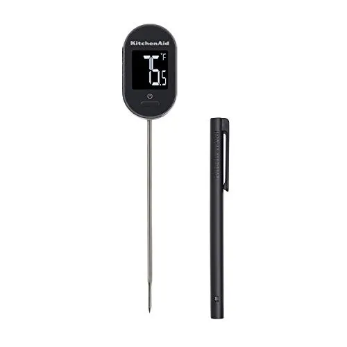 KitchenAid digitales Kochthermometer mit Sofortanzeige, schwenkbares Display mit Rückbeleuchtung, -40° bis 250°C