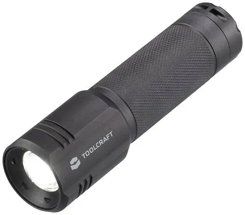 TOOLCRAFT Taschenlampe 600LM, verstellbar - Taschenlampen, leistungsstarke 600 Lumen, verstellbarer Fokus und robustes Design aus Aluminiumlegierung, ideal für Outdoor-Aktivitäten.