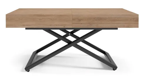 Feldmann-Wohnen Esstisch Trüffeleiche U-Form 120-200 cm