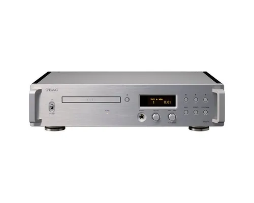 TEAC VRDS-701 CD-Spieler mit VRDS-Mechanik, Silber - CD-Player & -Recorder mit innovativer VRDS-Mechanik für herausragende Klangqualität und präzise Wiedergabe.