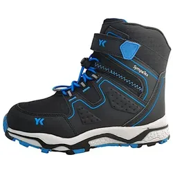 Lurchi Kinderschuhe Jungen Winterstiefel Schwarz, Schuhgröße: 38 EU - Wanderschuhe mit SympaTex-Membran: wasserdicht, winddicht und atmungsaktiv. Ideal für kaltes Wetter, rutschfeste Sohle und praktischer Schnellschnürverschluss.