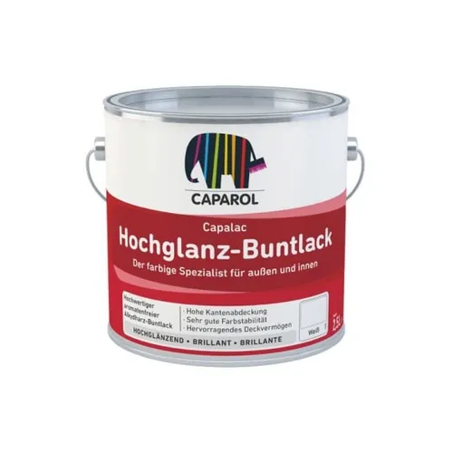 Caparol Capalac Hochglanz-Buntlack 0,75 Liter, Weiß