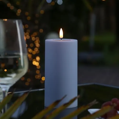 Deluxe Homeart LED-Kerze MIA Deluxe für Außen mit 3D Flamme von Marelida