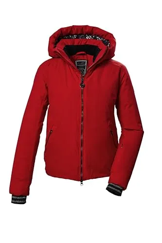 killtec Damen Skijacke KSW 103 - Funktionsjacke mit abzippbarer Kapuze - Sportjacken, wasserdicht und atmungsaktiv mit rutschfestem, abzippbarem Schneefang und umweltfreundlichem PFC-freiem Material – ideal für den Skiurlaub.