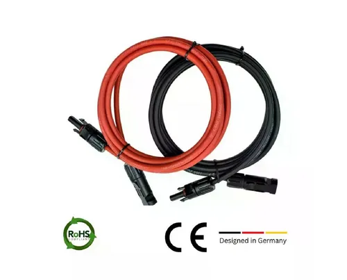 Cansolar Solarkabel Verlängerungskabel Set 6mm - Hochwertiges 6 mm² Solarkabel Set (2000 cm), UV-beständig und ideal für alle Wetterbedingungen, perfekt für die Verbindung von Solaranlagen.