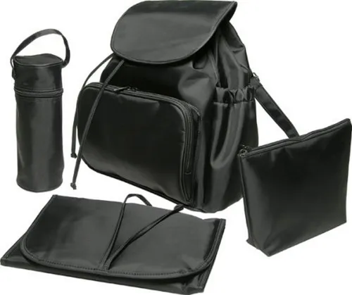 Olympia Wickeltasche schwarz (4-tlg)