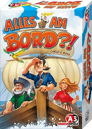 Alles an Bord?! - Gesellschaftsspiel von Abacus - Spannendes Gesellschaftsspiel für die ganze Familie, fördert Teamarbeit und strategisches Denken, ideal für Spieleabende