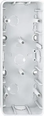 Merten 519319 Aufputz-Gehäuse 3-fach Polarweiß glänzend - Sonstige Elektroinstallationsartikel mit eleganter, glänzender Oberfläche und einfacher Montage dank mitgelieferter Befestigungsschrauben.