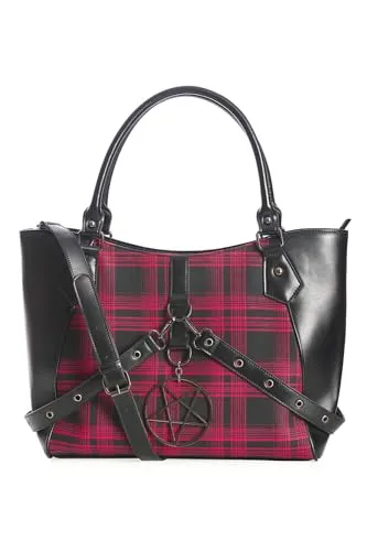 Banned Alternative Schultertasche In Oblivion We Trust Rot in rot von Banned Alternative