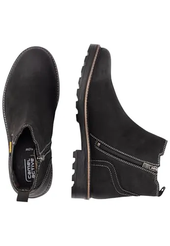 Camel Active 53FWA02 Schwarz EU 46 - Trendige Stiefelette - Wanderschuhe aus hochwertigem Veloursleder, ideal für alle Jahreszeiten. Hoher Tragekomfort dank auswechselbarer Lederdecksohle und robuster Synthetiksohle.