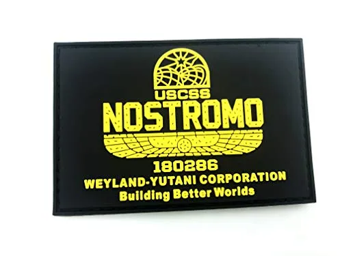 Produktbild USCSS Nostromo Alien Weyland Yutani PVC Airsoft Paintball Klettverschluss-Flecken Kader Patch