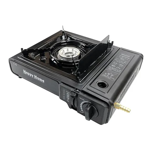 Portabler Campingkocher 1-flammig Gas-/ Gaskartuschen Kocher 2200W kompakter Out