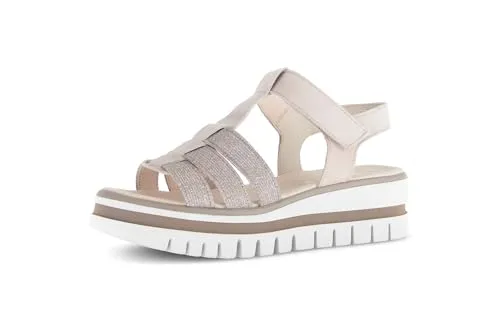 Gabor Sandalette mit Best Fitting-Ausstattung, rosa 38 EU - Wanderschuhe, modische Riemchensandale mit Plateau und Gabor BEST FITTING-Technologie für optimalen Komfort und gepolsterte Innensohle.