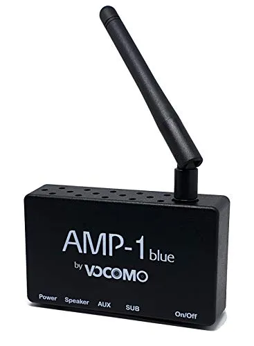 AMP-1 Blue - Bluetooth TWS Verstärker mit aptX™ - Hifi-Verstärker mit Bluetooth 5.0, HiFi-Klangqualität und sehr geringem Stromverbrauch, ideal für Smart Assistants und True-Wireless-Stereo-Kopplung.