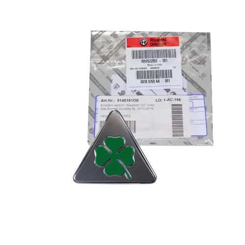 Original Alfa Romeo Emblem Logo Quadrifoglio Seitlich links Giulietta 50522052