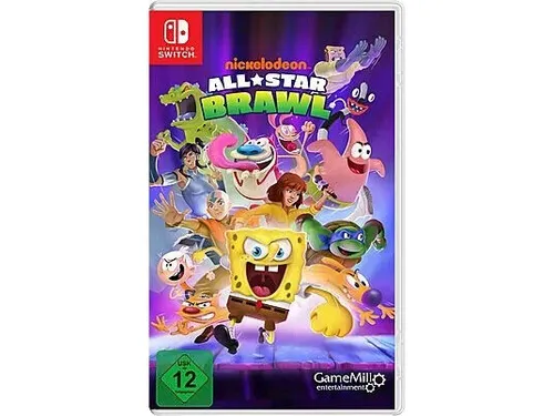 Nickelodeon All-Star Brawl für Nintendo Switch - Actionreiche Kämpfe mit deinen Lieblingscharakteren - PC- & Videospiele, erlebe aufregende Multiplayer-Duellen mit bekannten Nickelodeon-Helden, ideal für Fans und Freunde von Actionspielen.