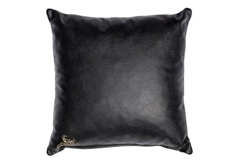 Centaur Dekokissen aus echtem Leder in schwarz von Centaur