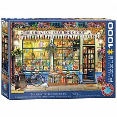 Eurographics Puzzle - Der großartigste Buchladen der Welt - 1000 Teile - 3D Puzzle für Bücherliebhaber, mit faszinierendem Design von Gary Walton und 1000 Teilen für stundenlangen Spaß.