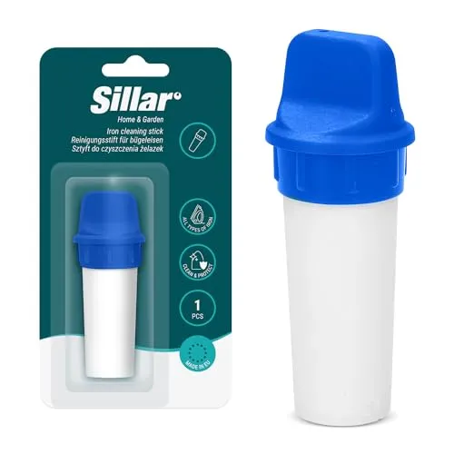 Sillar Bügeleisen Reiniger 25g | Universal Bügeleisen Reinigungsstift zur Bügeleisenpflege | Bügeleisenreinigerstift für Dampfbügeleisen und Bügeleisen z.B. für Siemens AEG Bosch Tefal Braun