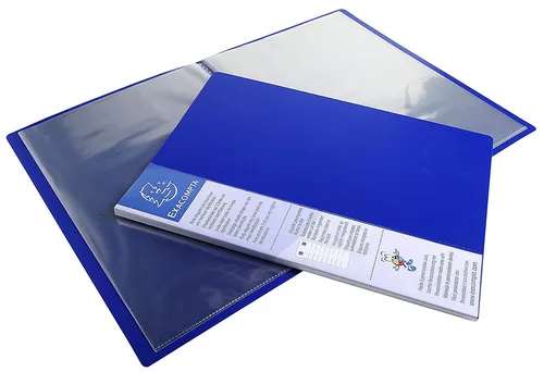 EXACOMPTA Sichtbuch DIN A4 PP 40 Hüllen blau