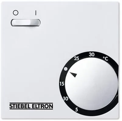 STIEBEL ELTRON RTA-S2 Raumtemperaturregler, gradgenau - Thermostate mit gradgenauer Temperatureinstellung, einfacher Bedienung und thermischer Rückführung für optimale Raumtemperatur.